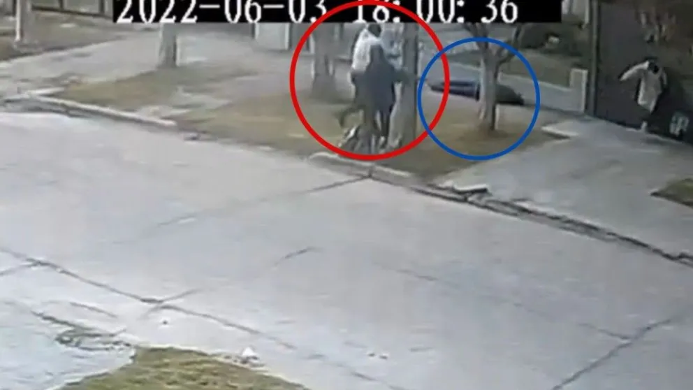 Video: un policía baleó a un motochorro que intentó asaltar a una jubilada en Merlo