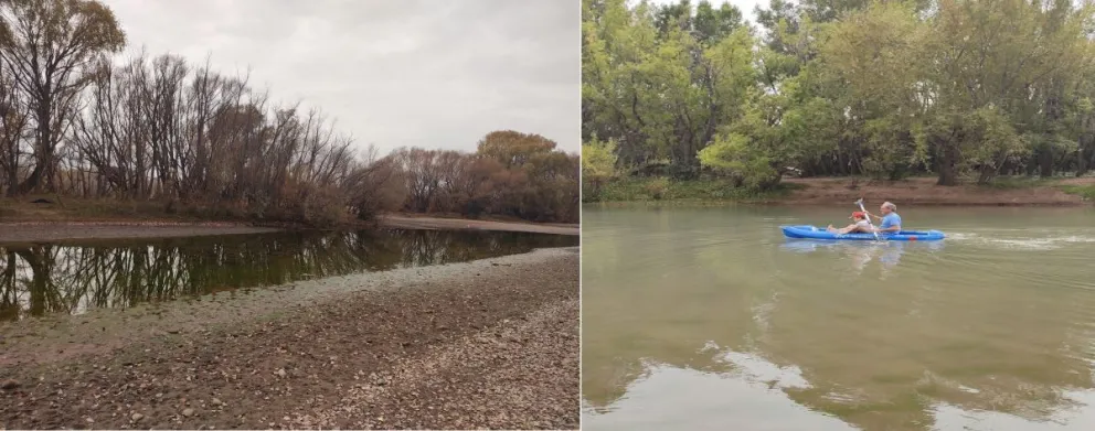 Sequía: Así se veía hace unos meses el río en Paso Córdoba