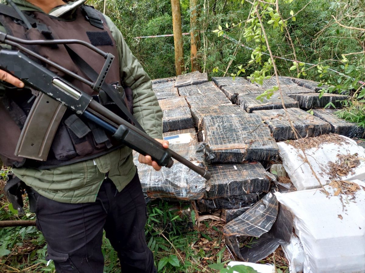 Casi seis toneladas de marihuana fue lo incautado en Garuhapé-Mí