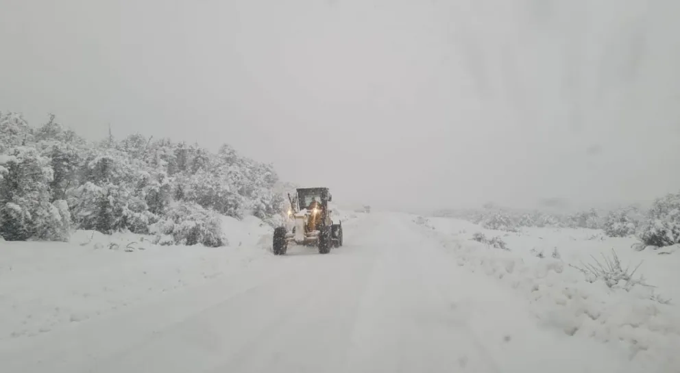 Ruta 40: Corte total entre río Villegas y Tronador por las intensas nevadas