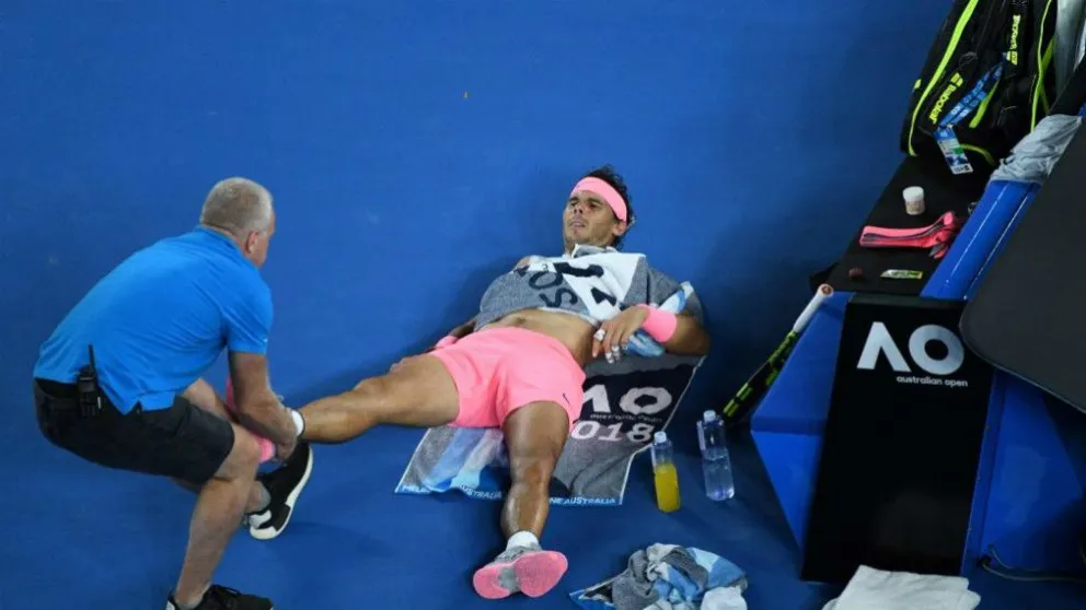 Cuál es el problema que tiene Rafa Nadal en el pie y que lo obliga a jugar anestesiado