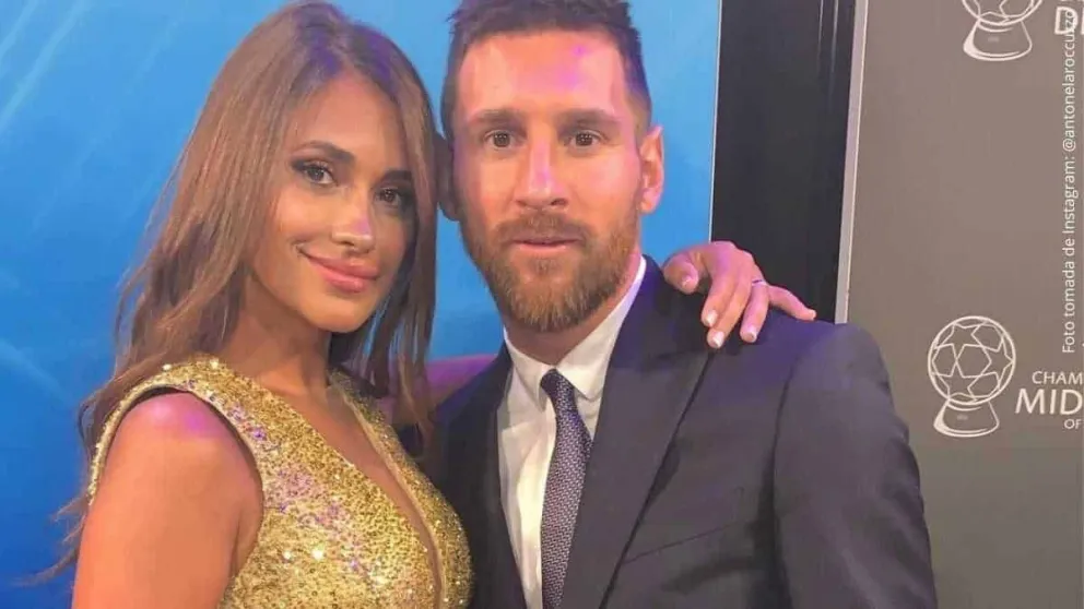 Así de romántica Antonela Roccuzzo celebra los cinco goles de Lionel Messi