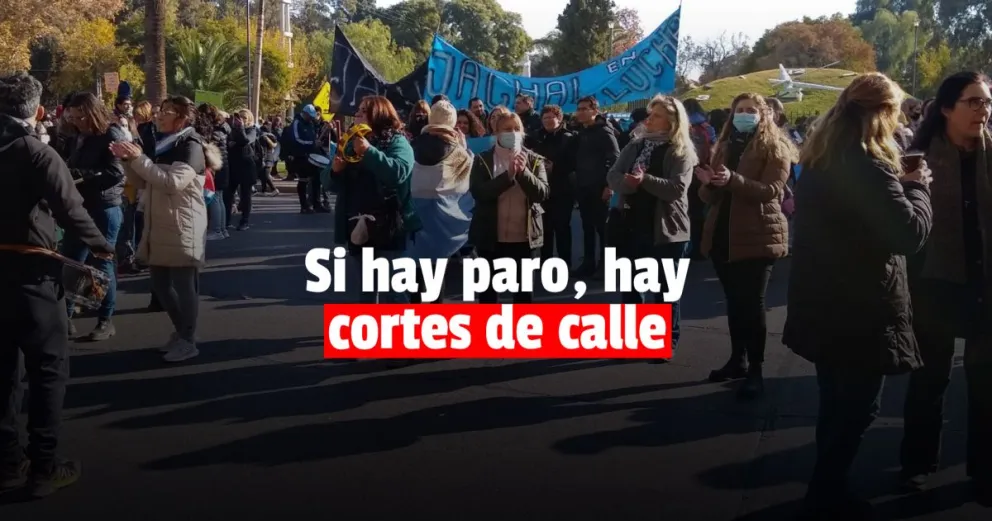 Por la movilización de docentes, las calles sanjuaninas volverán a verse afectadas