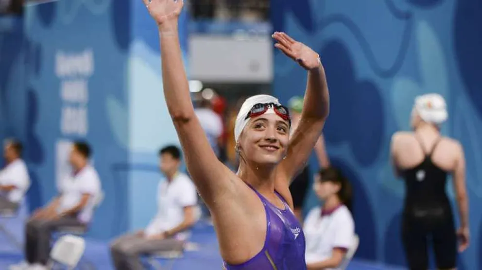 “Jamás usé la palabra retiro”: Delfi Pignatiello desmintió que se retira de la natación