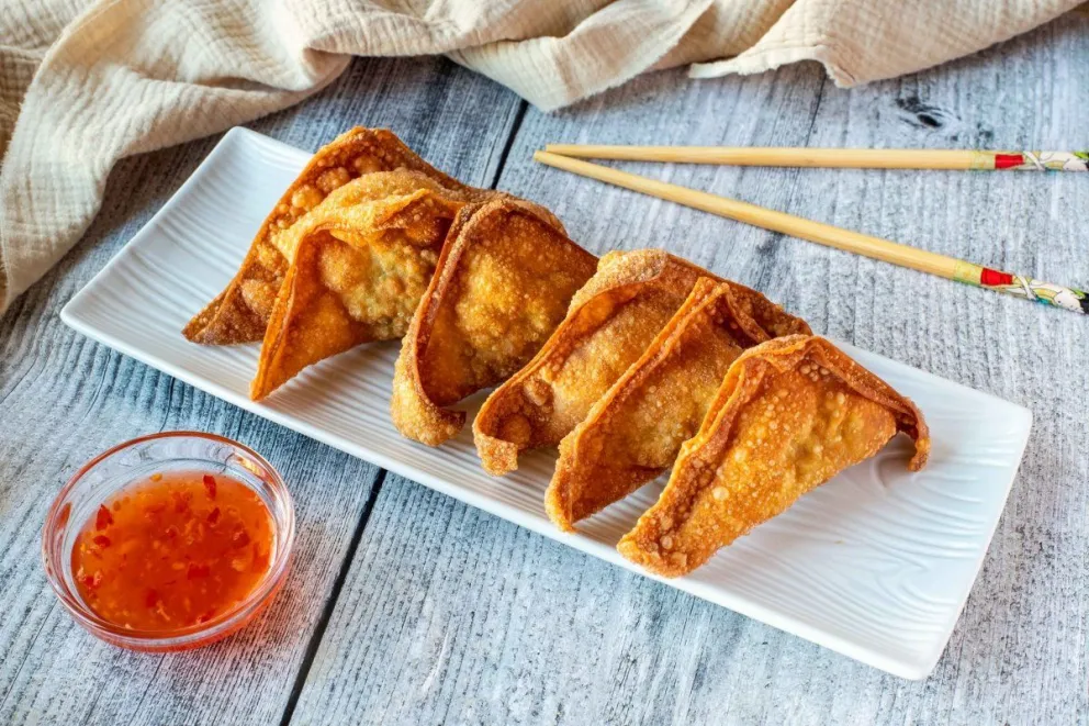 Receta oriental: Wan Tun frito, paso a paso