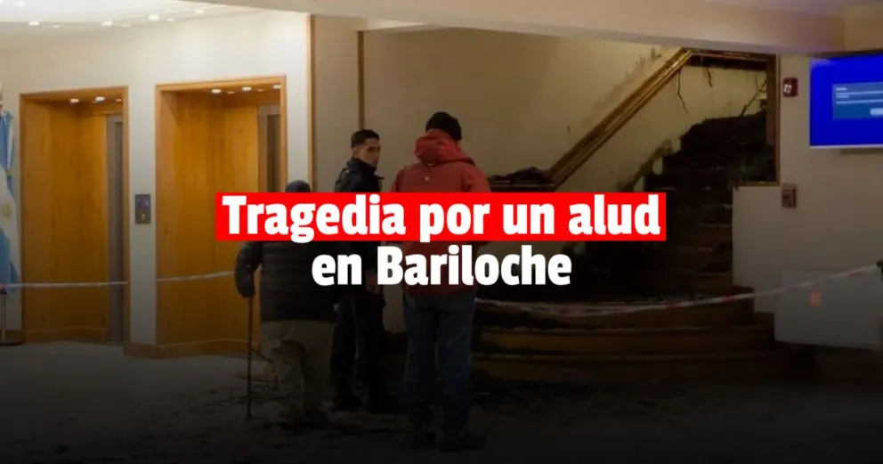 Un muerto y tres heridos por un alud en Bariloche
