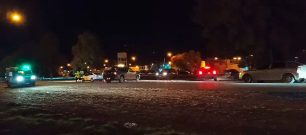 Accidente de tránsito en la ruta provincial 1 y  acceso a las 152 Viviendas