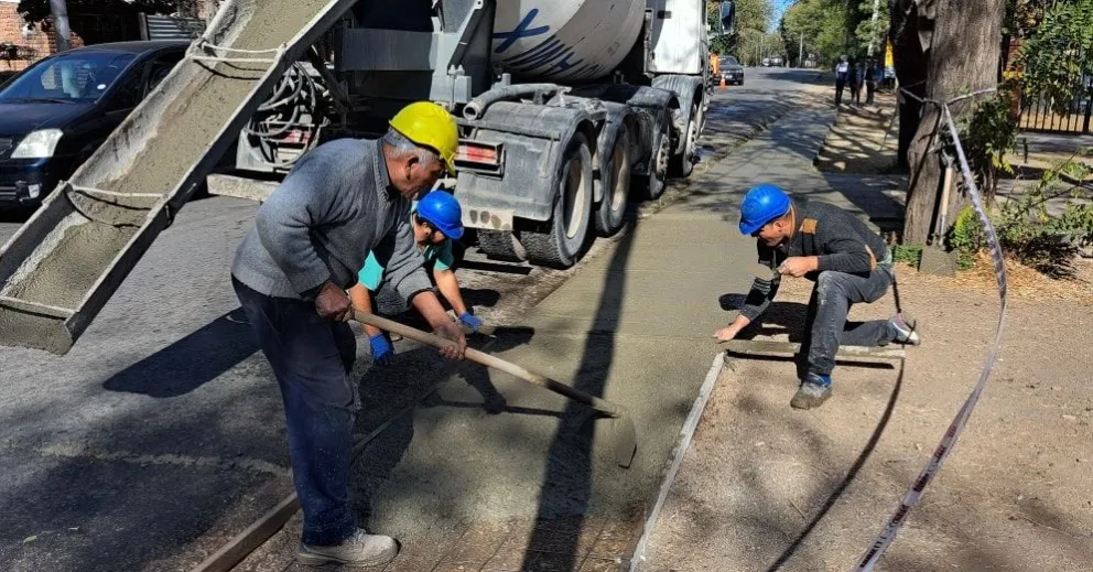 Avanza el plan integral de mejoras y el de mantenimiento de veredas