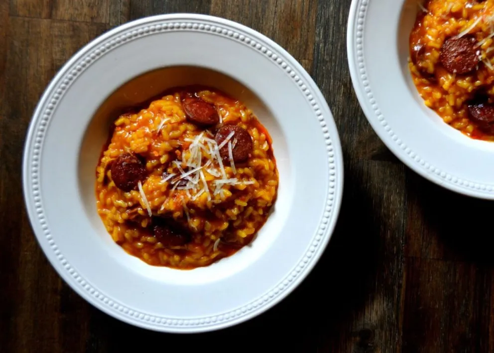 Receta de risotto con chorizo: distinto y muy fácil de hacer 