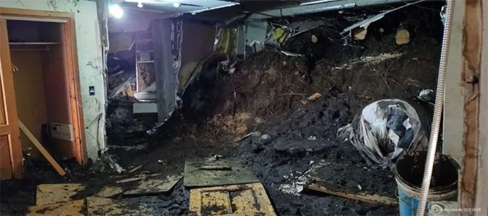 USAR Patagonia lideró el rescate de los cuerpos en Villa Huinid