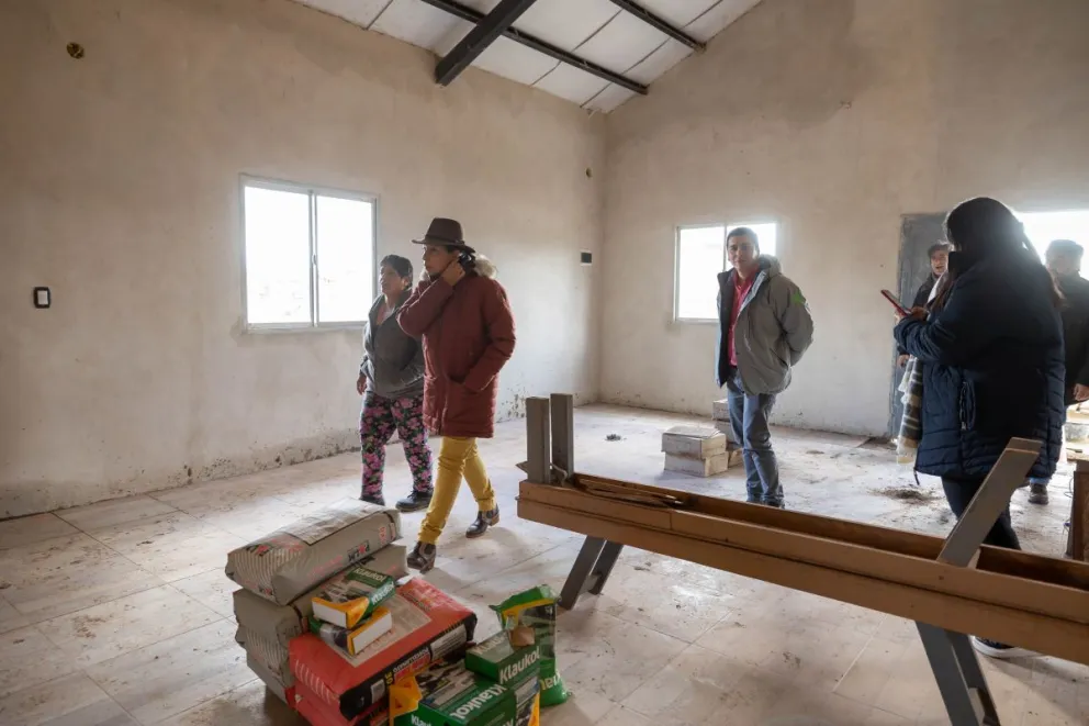 La obra de la Junta Vecinal del barrio Nahuel Hue está en un 90%