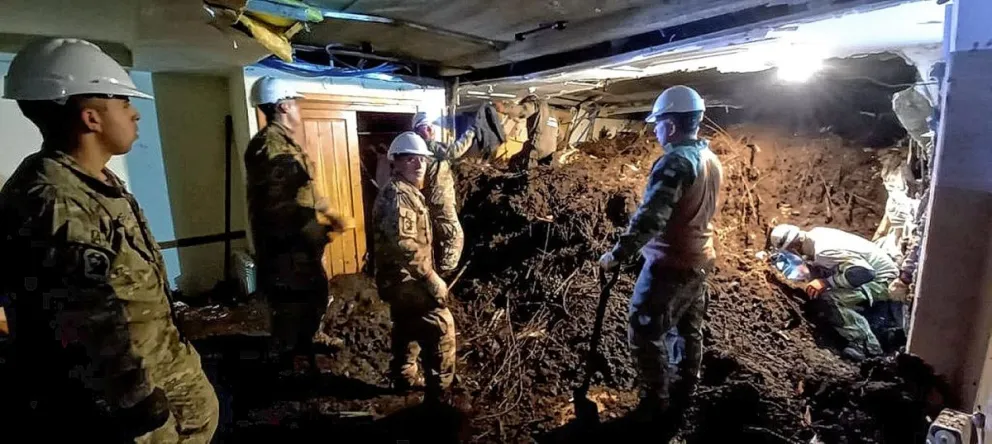 Alud en Bariloche: así quedó la habitación donde encontraron muertos a los turistas