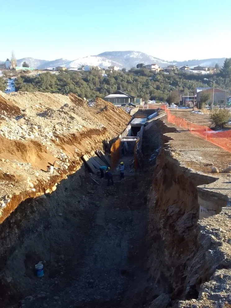 Avanzan los pluviales del barrio Cooperativa 258 