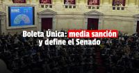 La Cámara de Diputados le dio media sanción al proyecto de Boleta Única