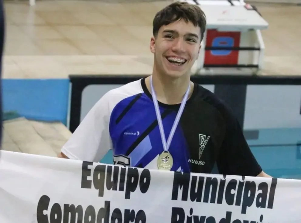 Natación: Mateo Luna Aseff se consagró campeón nacional en 100 m estilo Pecho categoría Cadetes 1 