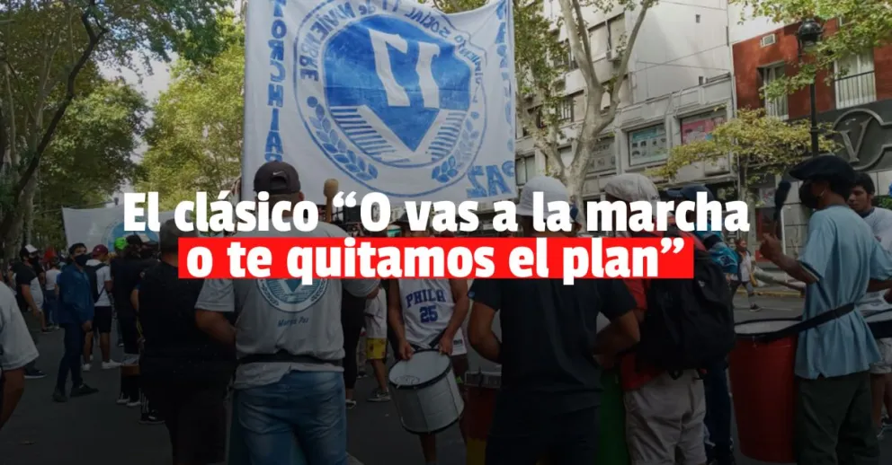 Polémica por un dirigente que “aprieta” a los beneficiarios de planes para asistir a una movilización 