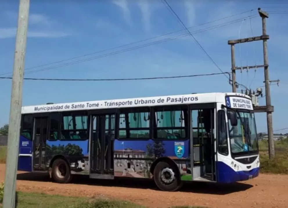 Santo Tomé: autorizaron extensión del recorrido del transporte urbano