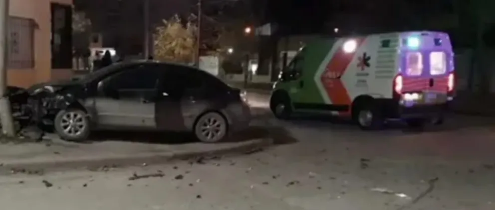 Violento choque con un herido entre los barrios Fátima y Santa Clara
