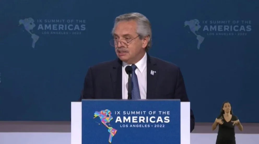 Alberto Fernández condenó los embargos a Cuba y Venezuela, y cuestionó a Estados Unidos