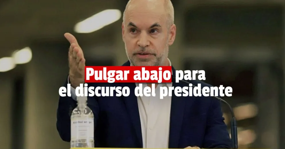 Larreta criticó el discurso del presidente en las Cumbre de las Américas