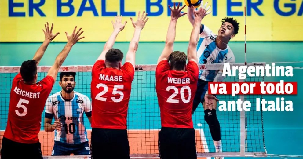 VNL: Argentina no pudo con Serbia 