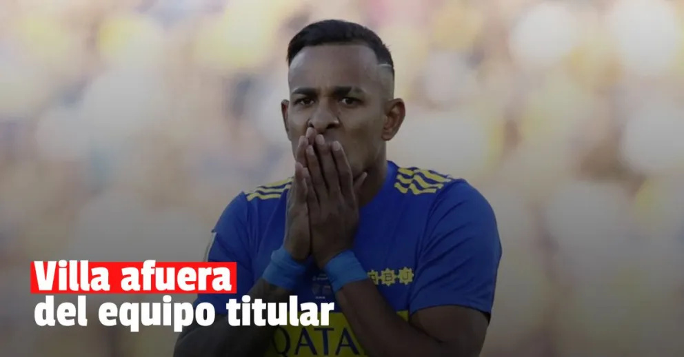 Battaglia sacó a Sebastián Villa del equipo titular de Boca
