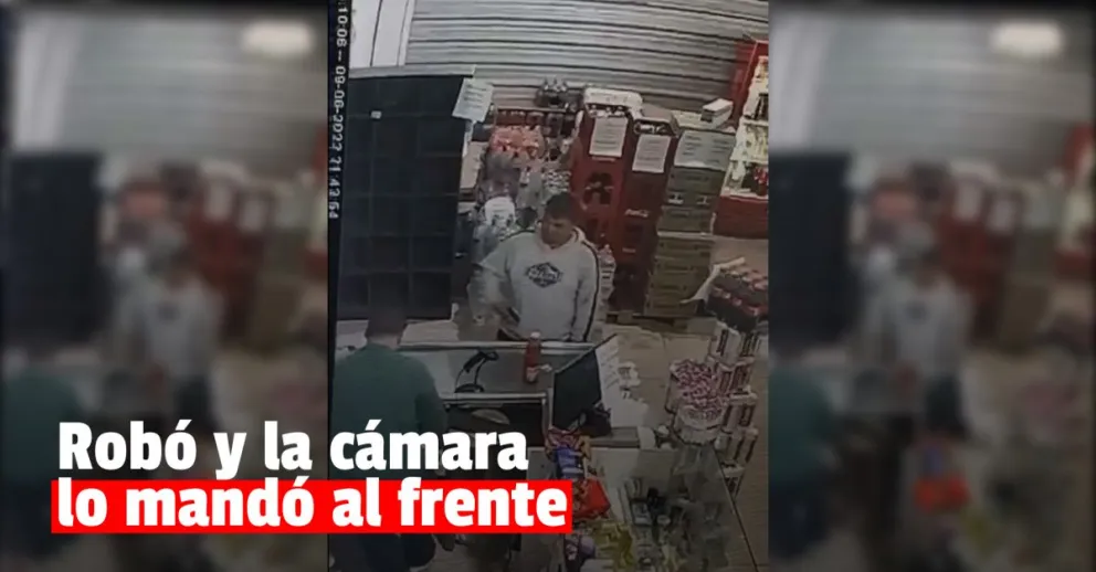 Se dejó el teléfono en un mostrador y un delincuente no dudó en llevárselo