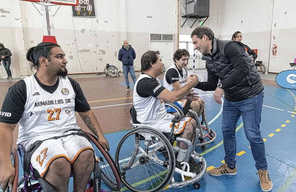 Se desarrolla la 2ª fecha de la Liga Patagónica de Básquet en Sillas de Ruedas