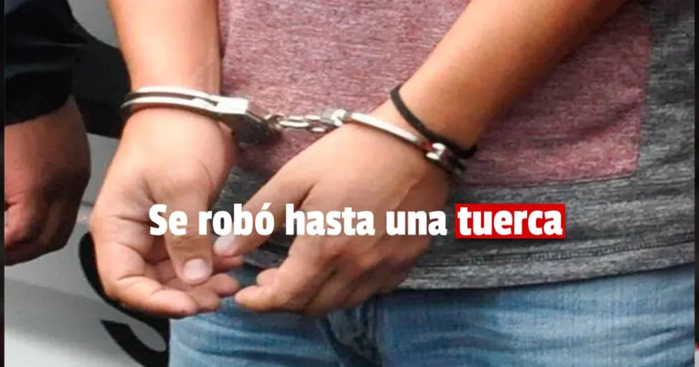 Un joven robó herramientas de un auto y fue atrapado