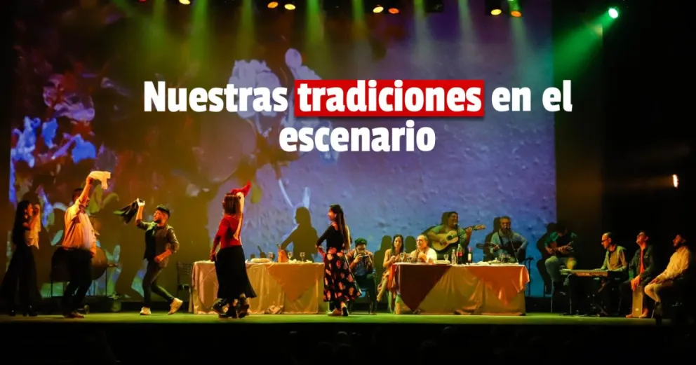Una obra, hecha por artistas sanjuaninos, mostró cuales son nuestras costumbres y tradiciones 