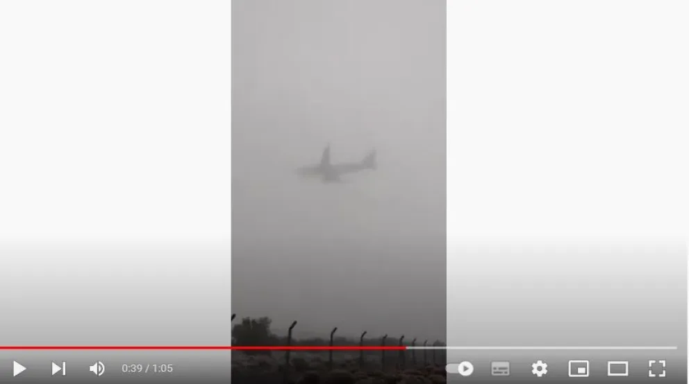La niebla impidió el aterrizaje de vuelos durante la mañana