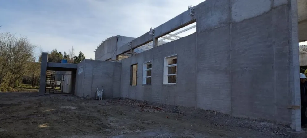 El Gobierno Provincial avanza en la construcción de una escuela de nivel inicial en el barrio Cordón Forestal 