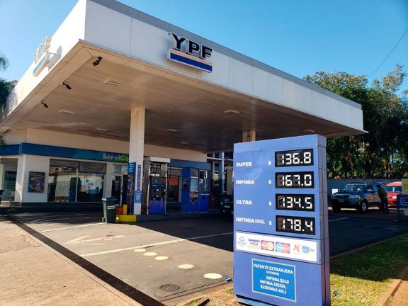 YPF volvió a subir el precio del gasoil en el interior de Misiones