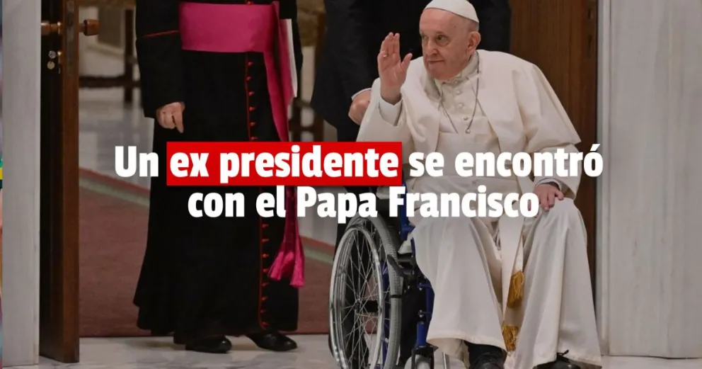 Eduardo Duhalde visitó al Papa Francisco en el Vaticano
