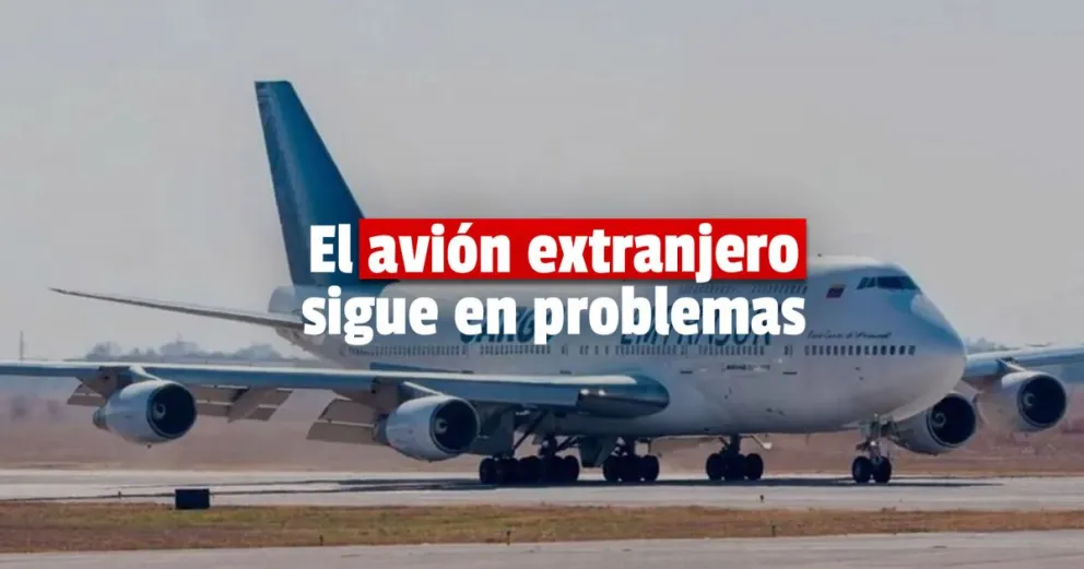 Avión varado: la Justicia avaló al decisión de retener los pasaportes de cinco iraníes y seguirá inmovilizado
