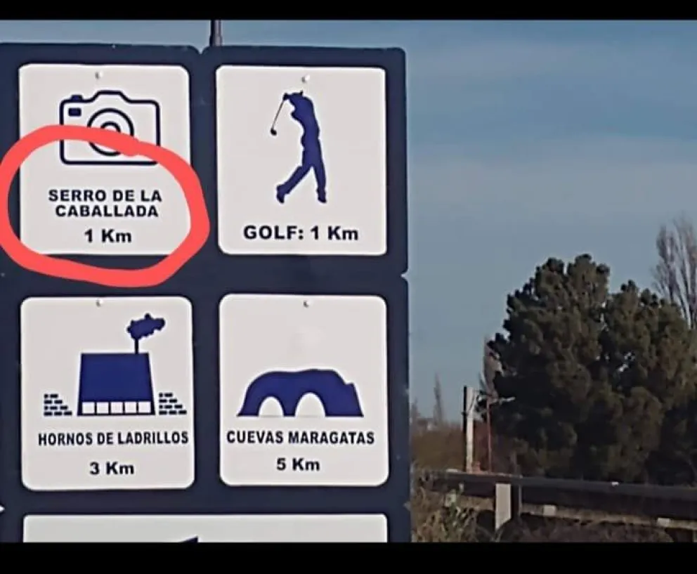 Un error de tipeo en un cartel de Patagones se hizo viral y fue corregido a las pocas horas