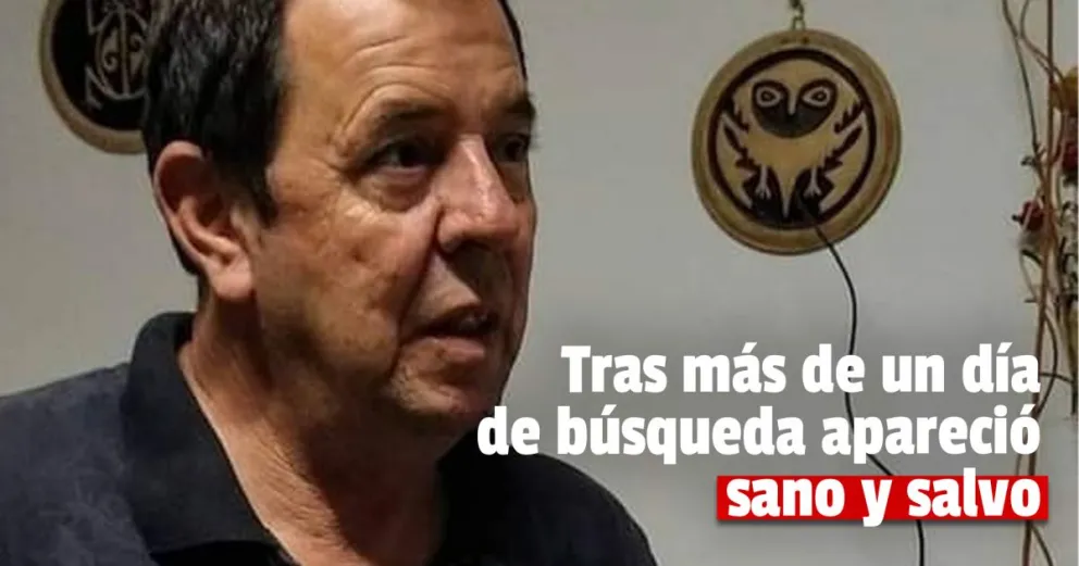 Apareció Jorge, el hombre que estaba desaparecido y preocupó a la provincia