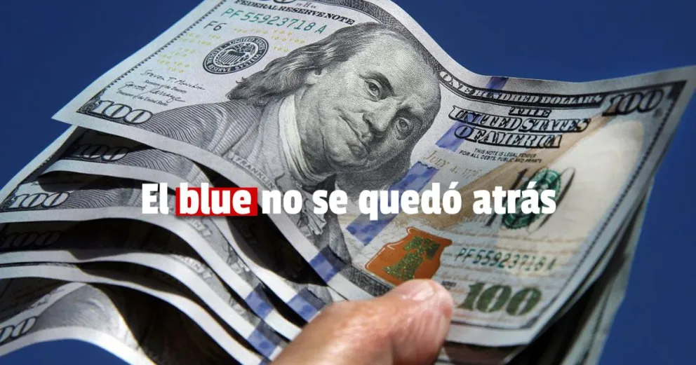El  blue no se quedó atrás