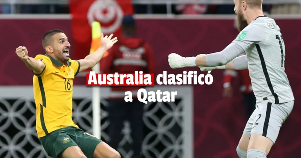 Australia venció a Perú en el repechaje y clasificó al Mundial de Qatar 2022