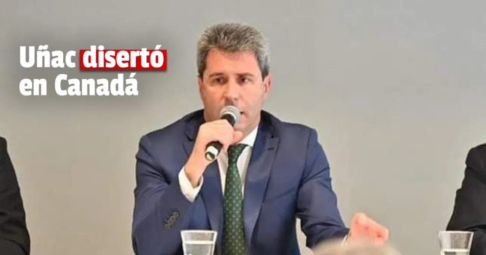Uñac participó en la principal convención de minería más grande del mundo