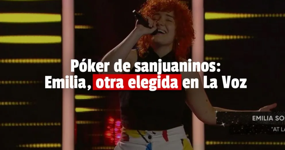 Emilia, la cuarta sanjuanina que entra en La Voz