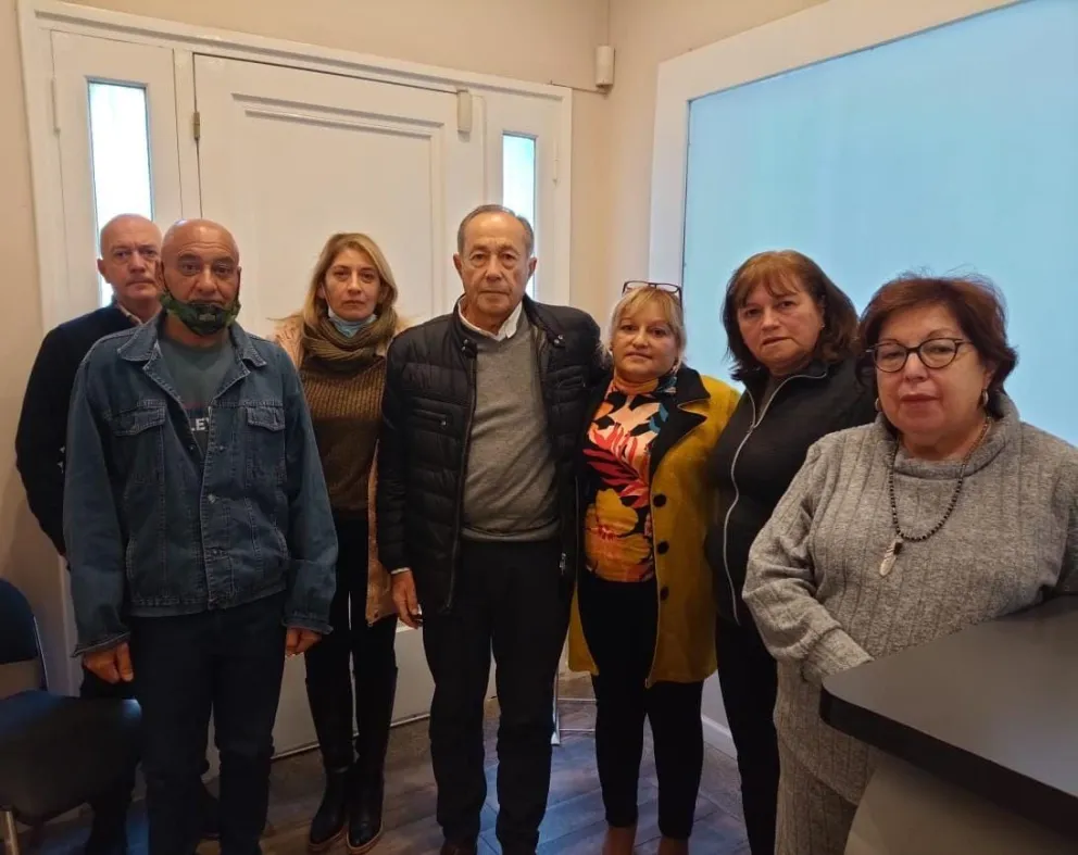 El senador Adolfo Rodríguez Saá se reunió con la familia de Guadalupe