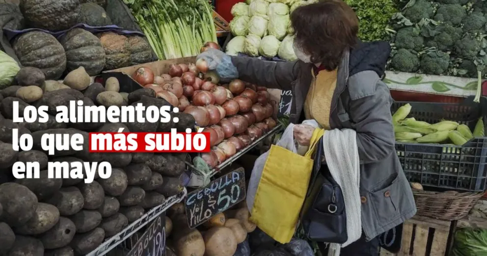 La inflación de mayo fue de 5,1% y acumuló 60,7% en 12 meses