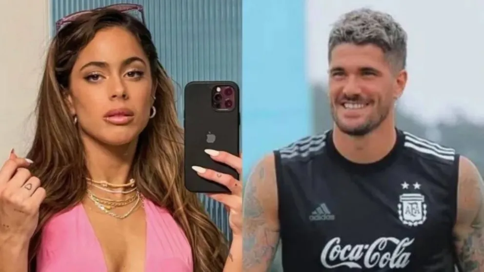 Las primeras fotos Tini Stoessel y Rodrigo De Paul a los besos