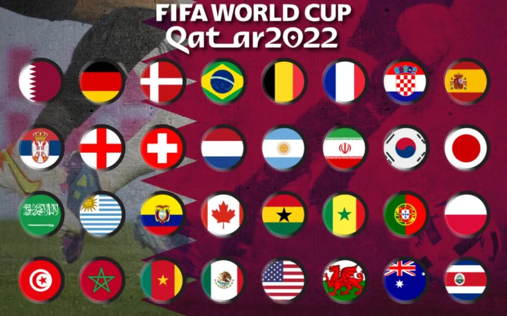 Copa del Mundo: los 32 seleccionados clasificados para Qatar 2022