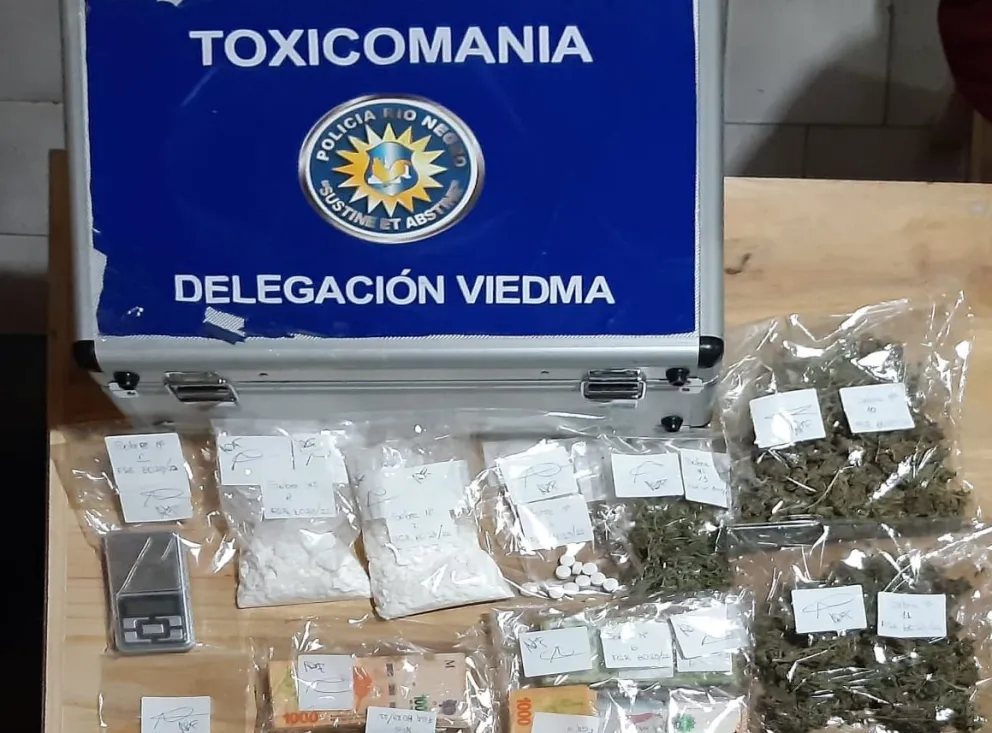Un quinto operativo policial en lo que va del año permitió sacar droga de la calle en Viedma