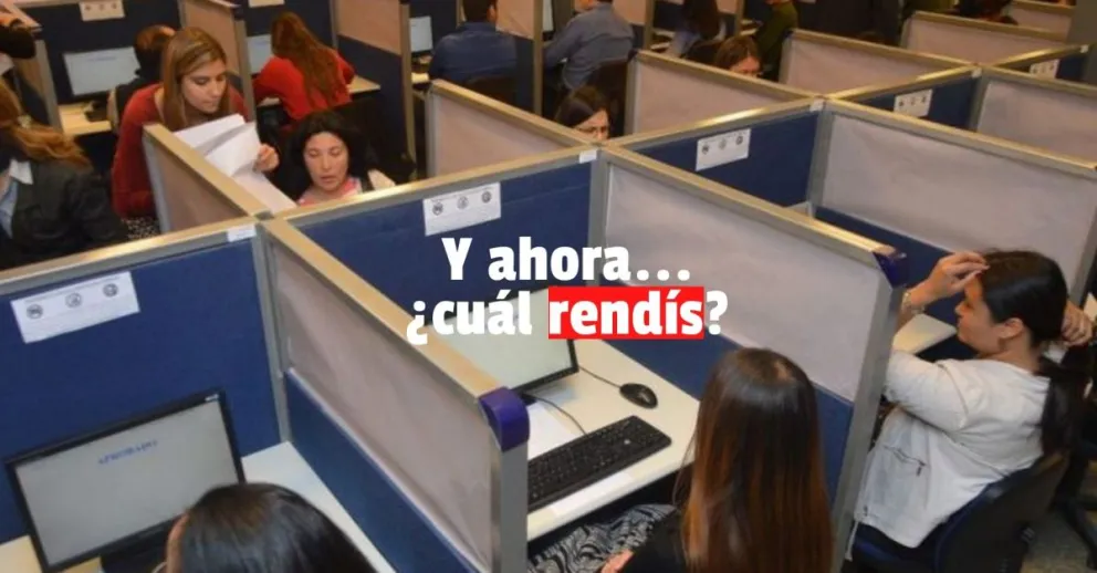 Y ahora... ¿cuál rendís?