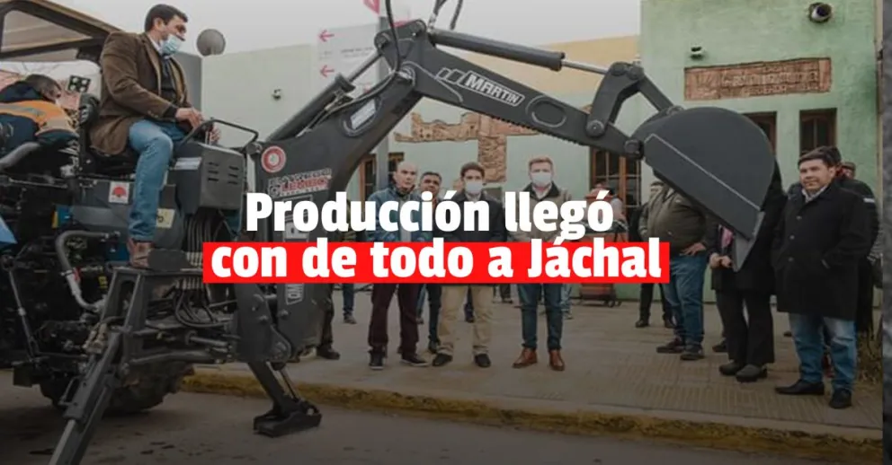 Fuerte apuesta a la producción en Jáchal 