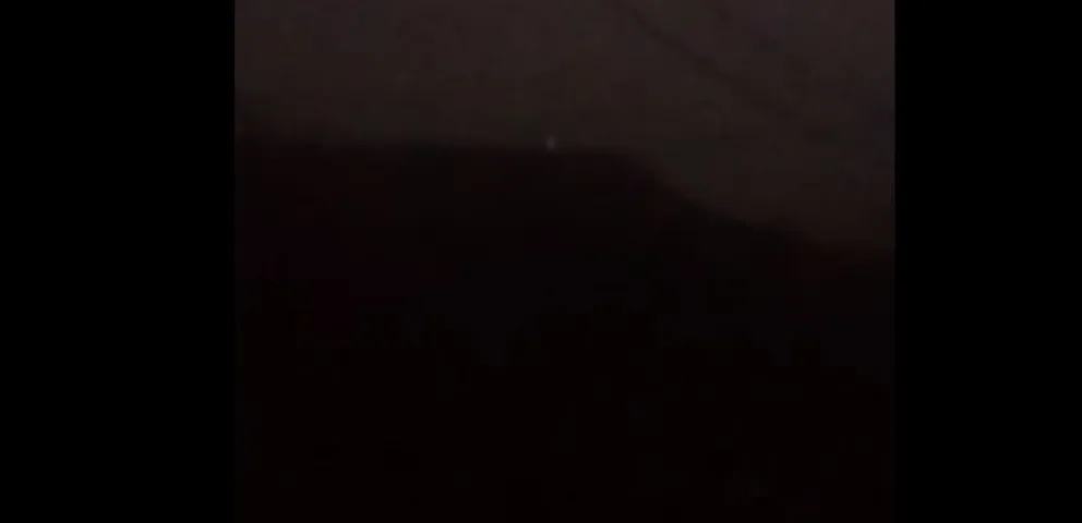 Otra vez extrañas luces fueron filmadas en la zona de Los Coihues