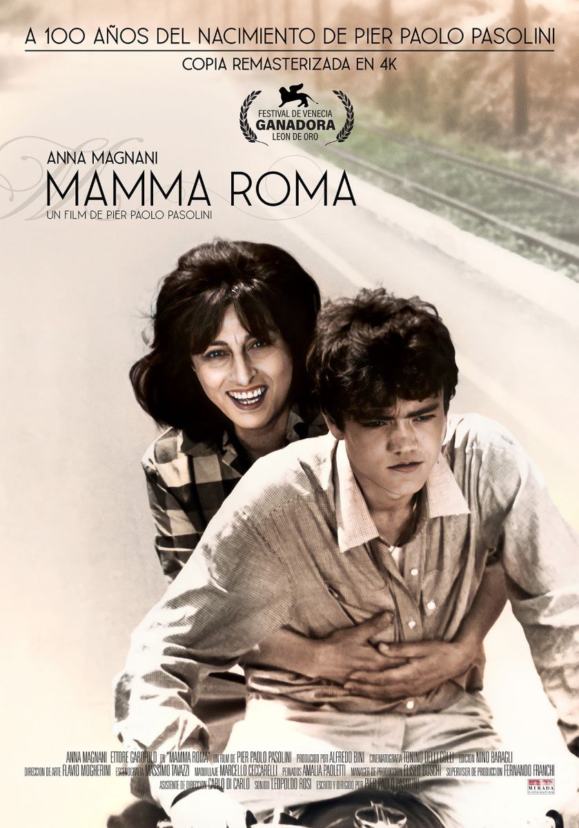 "Mamma Roma", un film de Pier Paolo Pasolini, se reestrena en los cines argentinos